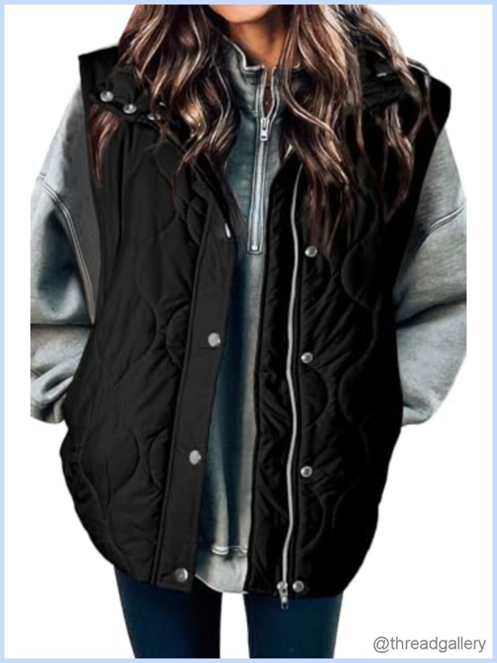 Womens Lightweight Cropped Quilted Puffer Vest Sleeveless Zip Jacket